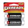 Eveready Super Heavy Duty C Zinc Carbon Batteries 2 pk Carded view 2