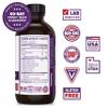 Zhou Nutrition Elder-Mune+ Syrup - Organic Black Elderbery Syrup for Adults, Immune Support Elixir with Apple Cider Vinegar, Echinacea Tincture, Natural Wellness - 8 Fl Oz Glass Bottle view 3