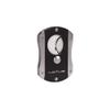Jewels By Lux Lotus Black Matte and Brushed Chrome Deception Cigar Cutter view 1