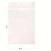 5 x 7-inch Crystal Clear Resealable Cello Cellophane Bags for Candy Cookies Cards, Pack of 100. view 2