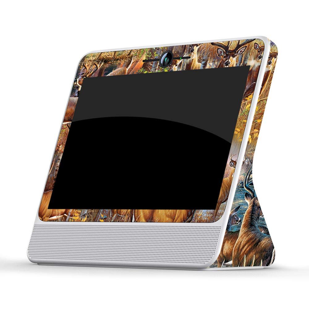 MightySkins Skin Compatible with Facebook Portal - Deer Pattern | Protective, Durable, and Unique Vinyl Decal wrap Cover | Easy to Apply, Remove, and Change Styles | Made in The USA