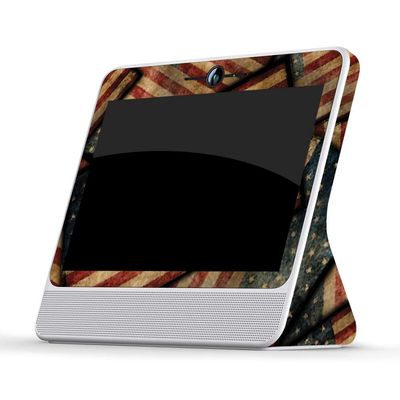 MightySkins Skin Compatible with Facebook Portal - Vintage American | Protective, Durable, and Unique Vinyl Decal wrap Cover | Easy to Apply, Remove, and Change Styles | Made in The USA