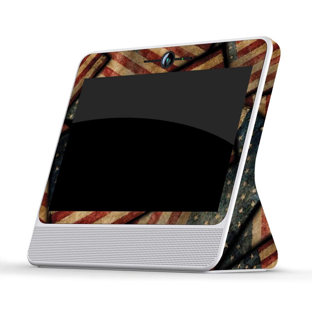 MightySkins Skin Compatible with Facebook Portal - Vintage American | Protective, Durable, and Unique Vinyl Decal wrap Cover | Easy to Apply, Remove, and Change Styles | Made in The USA