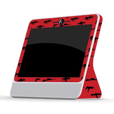 MightySkins Skin Compatible with Facebook Portal - Guns | Protective, Durable, and Unique Vinyl Decal wrap Cover | Easy to Apply, Remove, and Change Styles | Made in The USA
