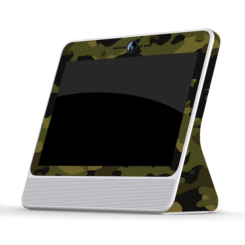 MightySkins Skin Compatible with Facebook Portal - Green Camouflage | Protective, Durable, and Unique Vinyl Decal wrap Cover | Easy to Apply, Remove, and Change Styles | Made in The USA