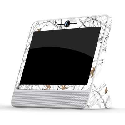 MightySkins Skin Compatible with Facebook Portal - Conceal Snow | Protective, Durable, and Unique Vinyl Decal wrap Cover | Easy to Apply, Remove, and Change Styles | Made in The USA