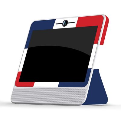 MightySkins Skin Compatible with Facebook Portal - Dominican Flag | Protective, Durable, and Unique Vinyl Decal wrap Cover | Easy to Apply, Remove, and Change Styles | Made in The USA