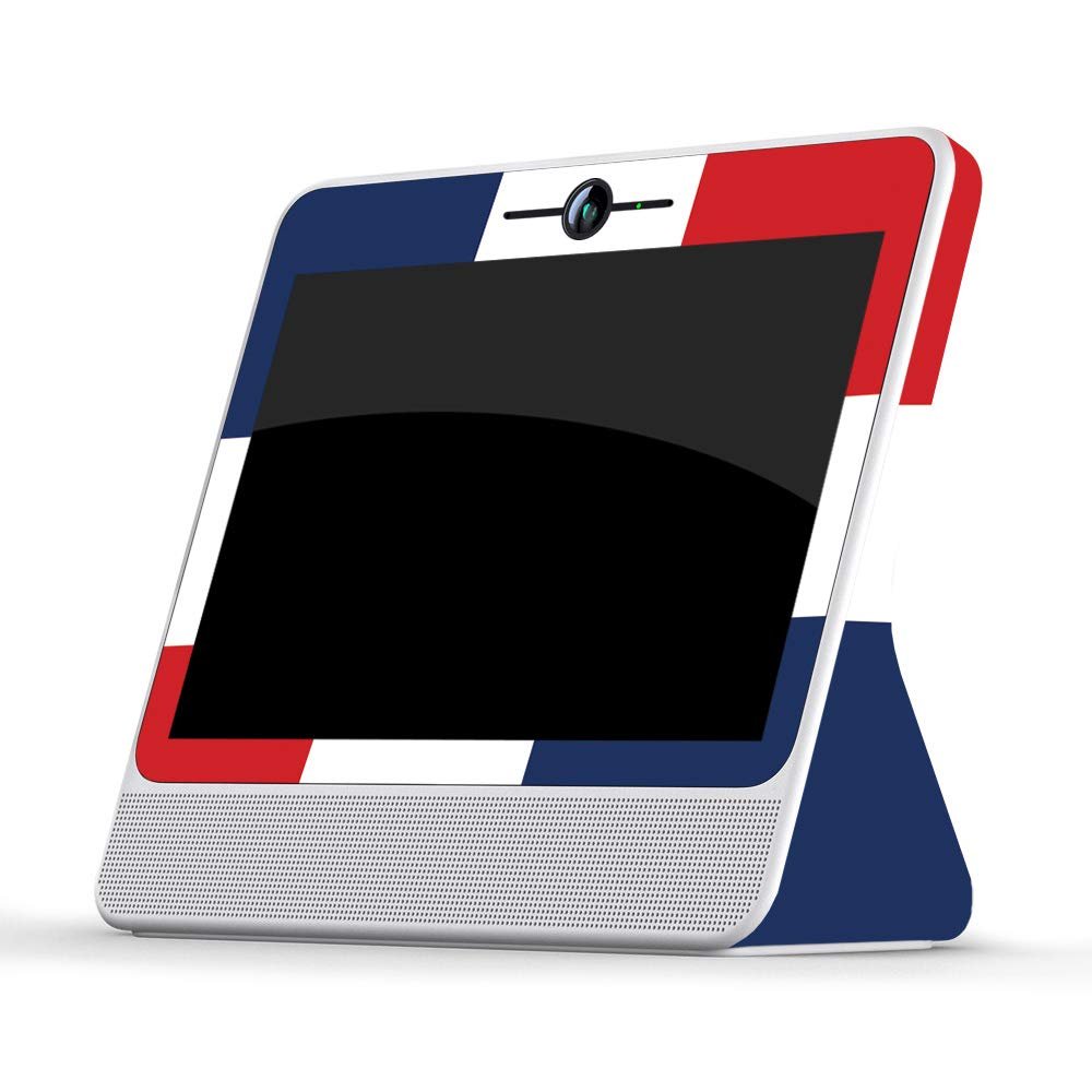 MightySkins Skin Compatible with Facebook Portal - Dominican Flag | Protective, Durable, and Unique Vinyl Decal wrap Cover | Easy to Apply, Remove, and Change Styles | Made in The USA