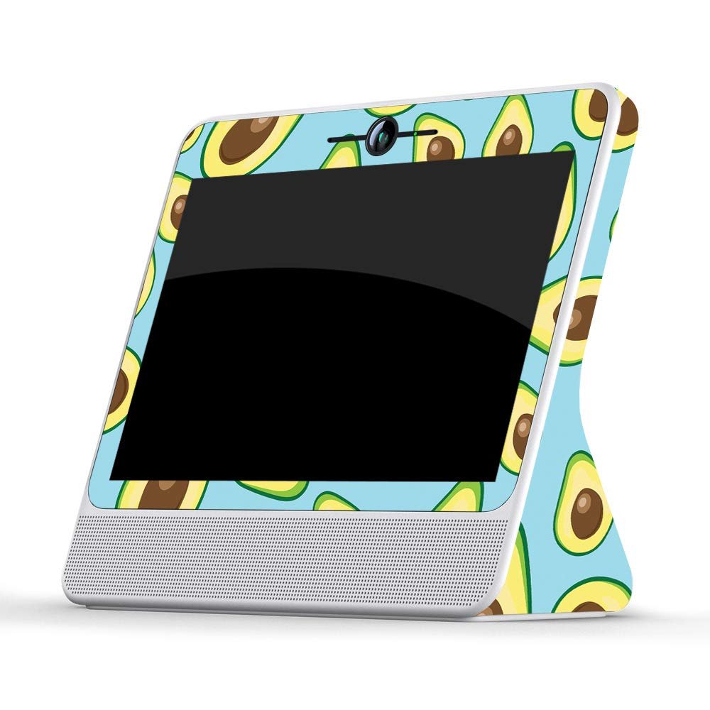 MightySkins Skin Compatible with Facebook Portal - Blue Avocados | Protective, Durable, and Unique Vinyl Decal wrap Cover | Easy to Apply, Remove, and Change Styles | Made in The USA