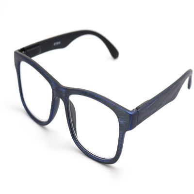 ColorViper Vintage Classic reading glasses Unisex Crystal Clear Vision Spring Hinge (B1 Brush Blue Demin Matte, 1.25)