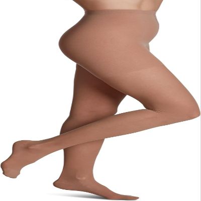 SIGVARIS Womens Style Sheer 780 Closed Toe Pantyhose 15-20mmHg - Toasted Almond - Small Long