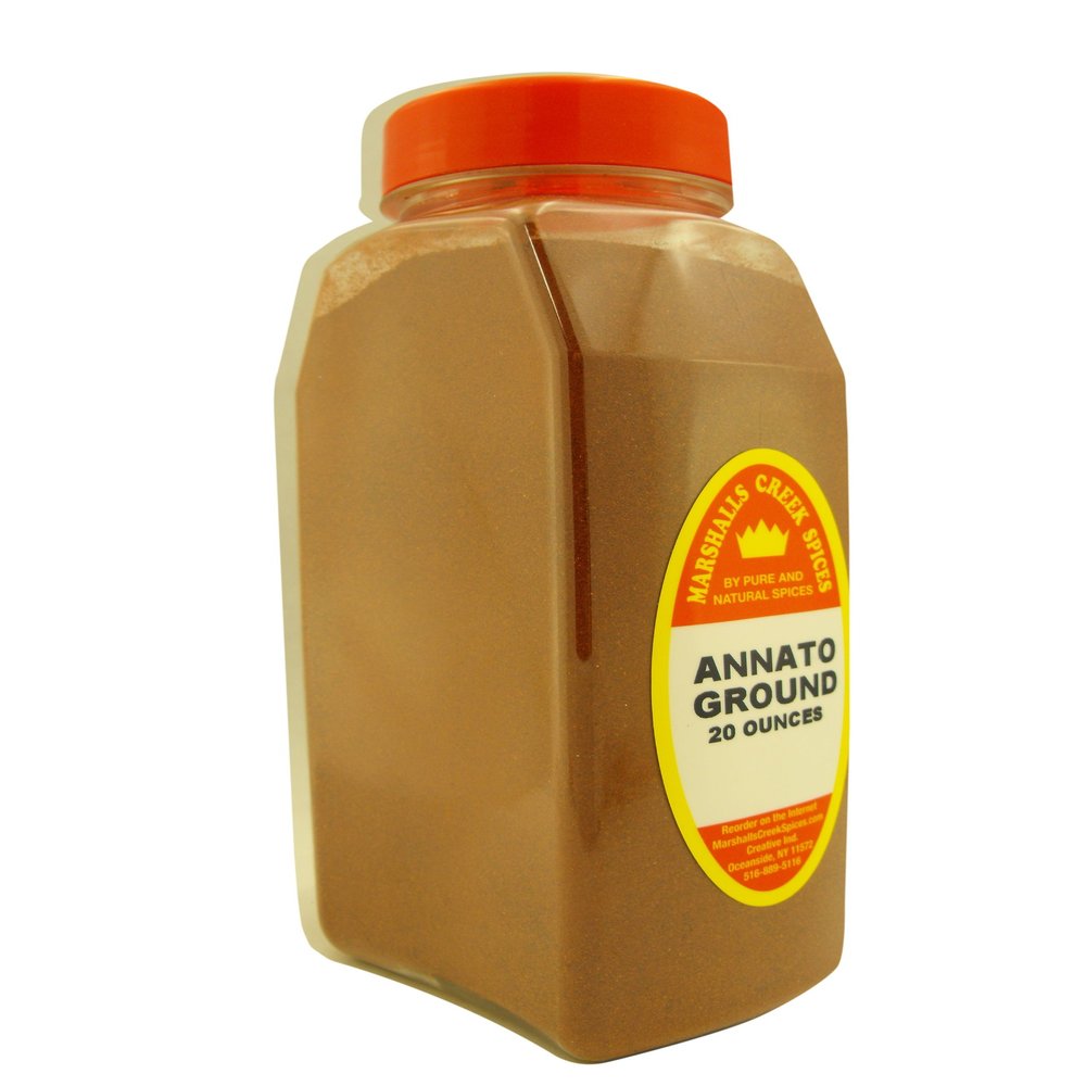 Marshalls Creek Spices XL (st28) ANNATO SEED GROUND 20 oz