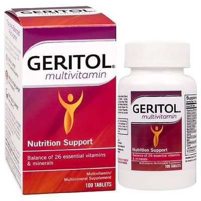 Geritol Multivitamin Nutritional Support - 100 Tablets