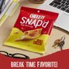 Cheez-It Snap'd Cheese Cracker Chips, Thin Crisps, Lunch Snacks, Double Cheese, 21.6oz Case (6 Pouches) view 3