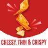 Cheez-It Snap'd Cheese Cracker Chips, Thin Crisps, Lunch Snacks, Double Cheese, 21.6oz Case (6 Pouches) view 4