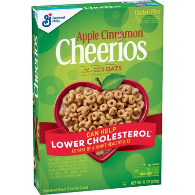 Apple Cinnamon Cheerios Cereal, Gluten Free , 11 oz