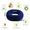 Orthopedic Ring Cushion Made from Memory Foam, Donut Cushion for Relief of Haemorrhoids (Piles) and Coccyx Pain, Suitable for Wheelchair, Car Seat, Home Or Office (Navy) view 2