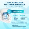 Ebanel 5% Lidocaine Numbing Cream, Pain Relief Burn Itch Numb Cream, Maximum Strength Numb25 Topical Anesthetic with Allantoin, Vitamin E for Local and Anorectal Uses, Hemorrhoid Treatment, 1.35 Oz view 2