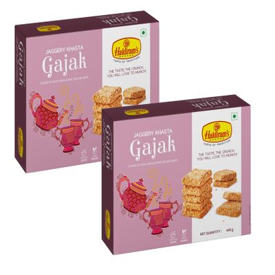 Haldiram's Nagpur Gajak (Jaggery Khasta)-Pack of 2