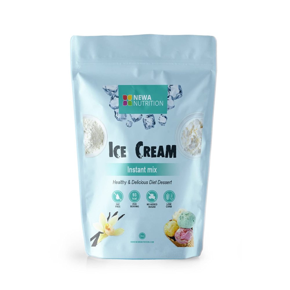 Sugar Free Ice Cream Mix  Keto Diet Friendly, Low Carb & Natural, Non GMO, Vanilla. Weight: 8oz/226.8 gr.