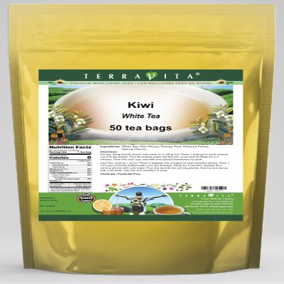 Kiwi White Tea (50 tea bags, ZIN: 532839)