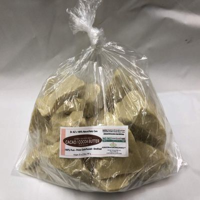 32oz/ 2Lb RAw Cocoa Butter /Cacao Butter BUTTER Organic Unrefined Natural 100% Pure Prime Cold Pressed Virgin Fresh Food Grade by GREENandORGANIC