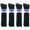 12 PAIR KNEE HIGH DIABETIC SOCKS BLACK BIG MEN PHYSICIAN'S CHOICE OVER THE CALF CREW 13-15 view 1