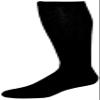 12 PAIR KNEE HIGH DIABETIC SOCKS BLACK BIG MEN PHYSICIAN'S CHOICE OVER THE CALF CREW 13-15 view 2