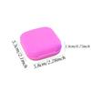 Honbay 2PCS Portable Travel Contact Lens Case Kit Mini Contact Lens Box with Mirror(blue+pink) view 2
