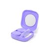 Honbay 2PCS Portable Travel Contact Lens Case Kit Mini Contact Lens Box with Mirror (purple + yellow) view 4