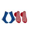 Nobles XXXL Extra Wide Bariatric Non Skid Slipper Socks for Swollen Feet and Edema -XXXL Extra Wide (4 Pairs 2 Blue 2 Red) view 3