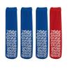 Nobles XXXL Extra Wide Bariatric Non Skid Slipper Socks for Swollen Feet and Edema -XXXL Extra Wide (4 Pairs 3 Blue 1 Red) view 2