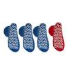 Nobles XXXL Extra Wide Bariatric Non Skid Slipper Socks for Swollen Feet and Edema -XXXL Extra Wide (4 Pairs 3 Blue 1 Red) view 4