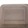 [100 Pack] 34oz Compostable Eco Friendly Container Trays with Lids - Rectangular Oblong Tree Free Sugarcane Bagasse Meal Prep Bento Boxes Take Out Catering Microwavable Deep Container by EcoQuality view 4