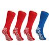 Nobles XXXL Extra Wide Bariatric Non Skid Slipper Socks for Swollen Feet and Edema -XXXL Extra Wide (4 Pairs 3 Red 1 Blue) view 1