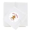 Andaz Press Personalized Christmas Round Circle Gift Sticker Labels, Red and White Gingerbread Man, Merry Christmas, 40-Pack, Envelope Stationery Seals, Custom Name Year view 2