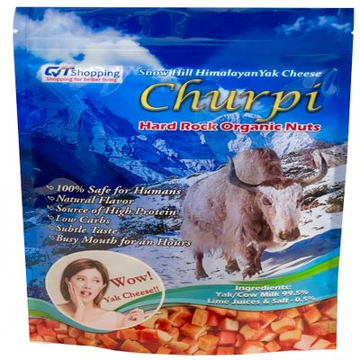 Snow Hill Himalayan Yak Milk Organic Super Strong Cheese Nuts for Men, Women & Younger (100g/29-33Pcs) Natural Yaky Fat Less Cheese Chhurpi Nuggets, Replacement of Gum - Product of Himalayas, Nepal