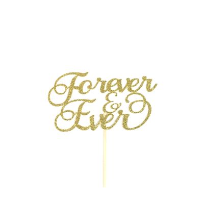 Forever and Ever Cake Topper, Mr and Mrs Cake Topper, Wedding Cake Topper, Bridal Shower Cake Topper