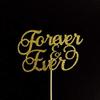 Forever and Ever Cake Topper, Mr and Mrs Cake Topper, Wedding Cake Topper, Bridal Shower Cake Topper view 2