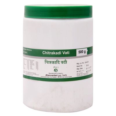 Dhanvantari Chitrakadi Vati- 500 Grams