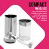Pill Grinder - Pro Manual Pill Crusher and Cutter Crush, Grind and Pulverize Multiple Pills and Tablets to Fine Powder Use for Seniors, Feeding Tubes, Kids or Dogs, Cats, & Pets, Stainless Steel view 4