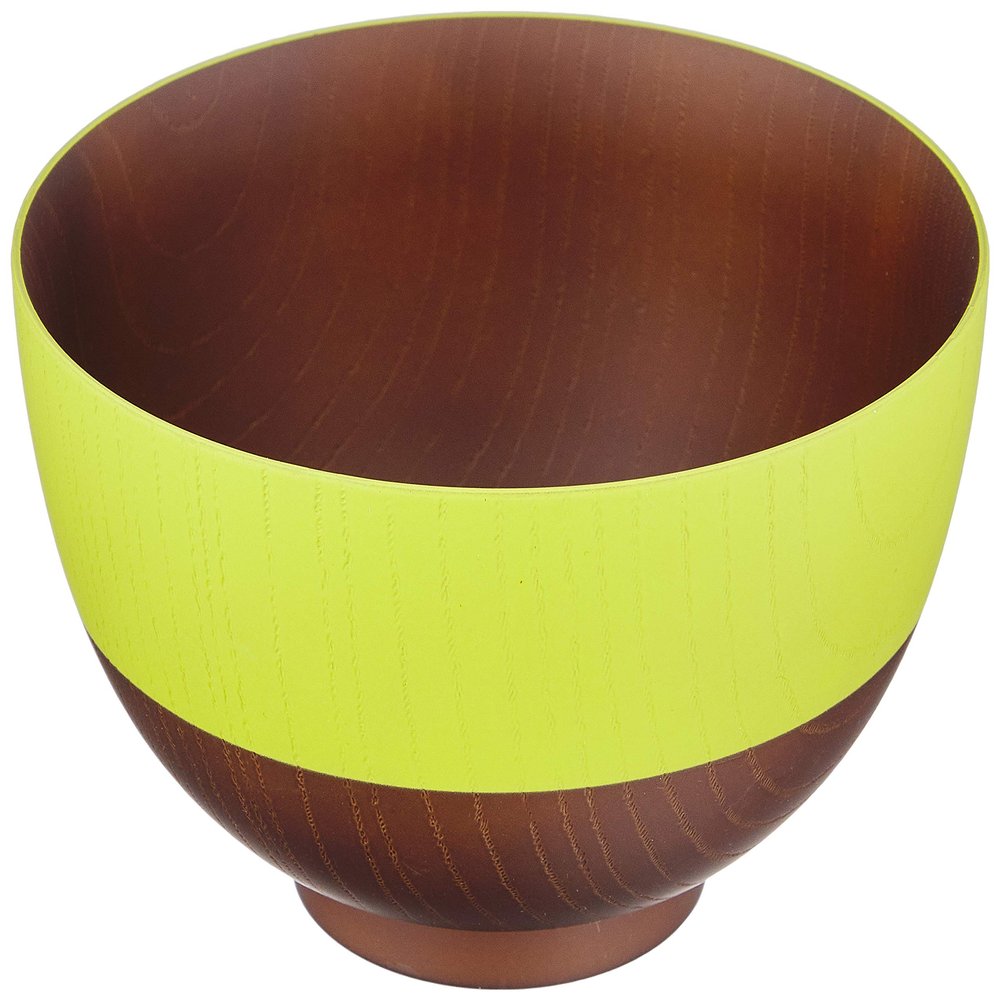 Canoe 73962 Rice, Young Leaf Color, Diameter 5.8 x 3.7 inches (14.8 x 9.5 cm), Traditional Japanese Color, Kyoto-Shaped Painted Bundle, 73962