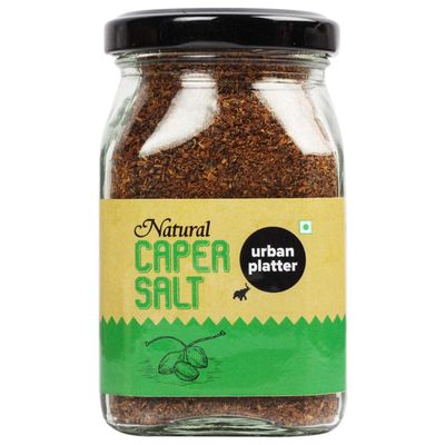 Urban Platter Natural Caper Salt, 135g / 4.8oz [Premium Quality, Tangy & Aromatic]