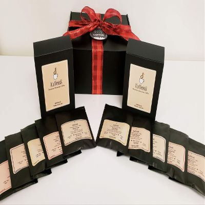 Kaffein8 Specialty Gourmet Pour Over Coffee Gift Box