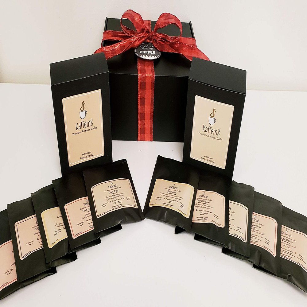 Kaffein8 Specialty Gourmet Pour Over Coffee Gift Box