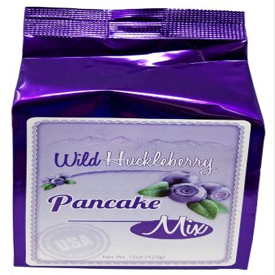 Huckleberry Haven's Wild Huckleberry Pancake Mix 15 oz