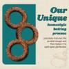 Unique Snacks Sourdough Craft Beer Pretzel Rings, Delicious Homestyle Baked Snack Bag, Vegan, OU Kosher, and Non-GMO Food, No Artificial Flavor, 11 Oz. Bag, Pack of 6 view 4