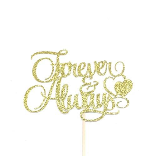 Forever and Always Cake Topper, Wedding Cake Topper, Mr and Mrs, Bridal Shower