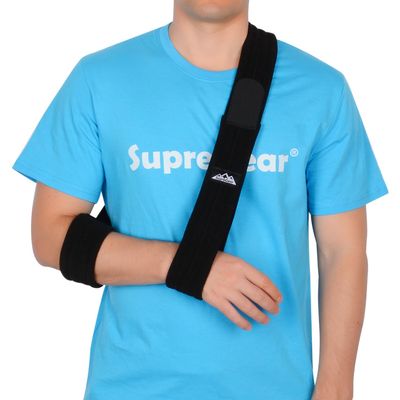 supregear Arm Sling, Adjustable Arm Support Strap, Lightweight Shoulder Immobilizer for Injured Elbow, Broken Collarbone, Torn Rotator Cuff, Dislocation or AC Separation, Left Right, Men Women