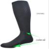 Yomandamor 3 Pairs Mens Cotton Diabetic Over the Calf Dress Socks with Seamless Toe Size 10-13 view 3